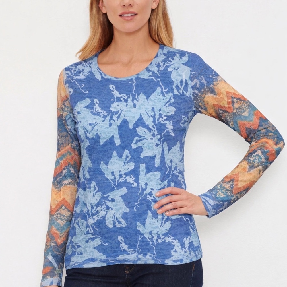 Lightweight Thermal Waffle Knit LS Shirt by Whimsy Rose